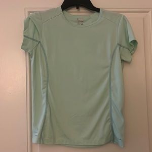 Light blue Columbia titanium sun shirt